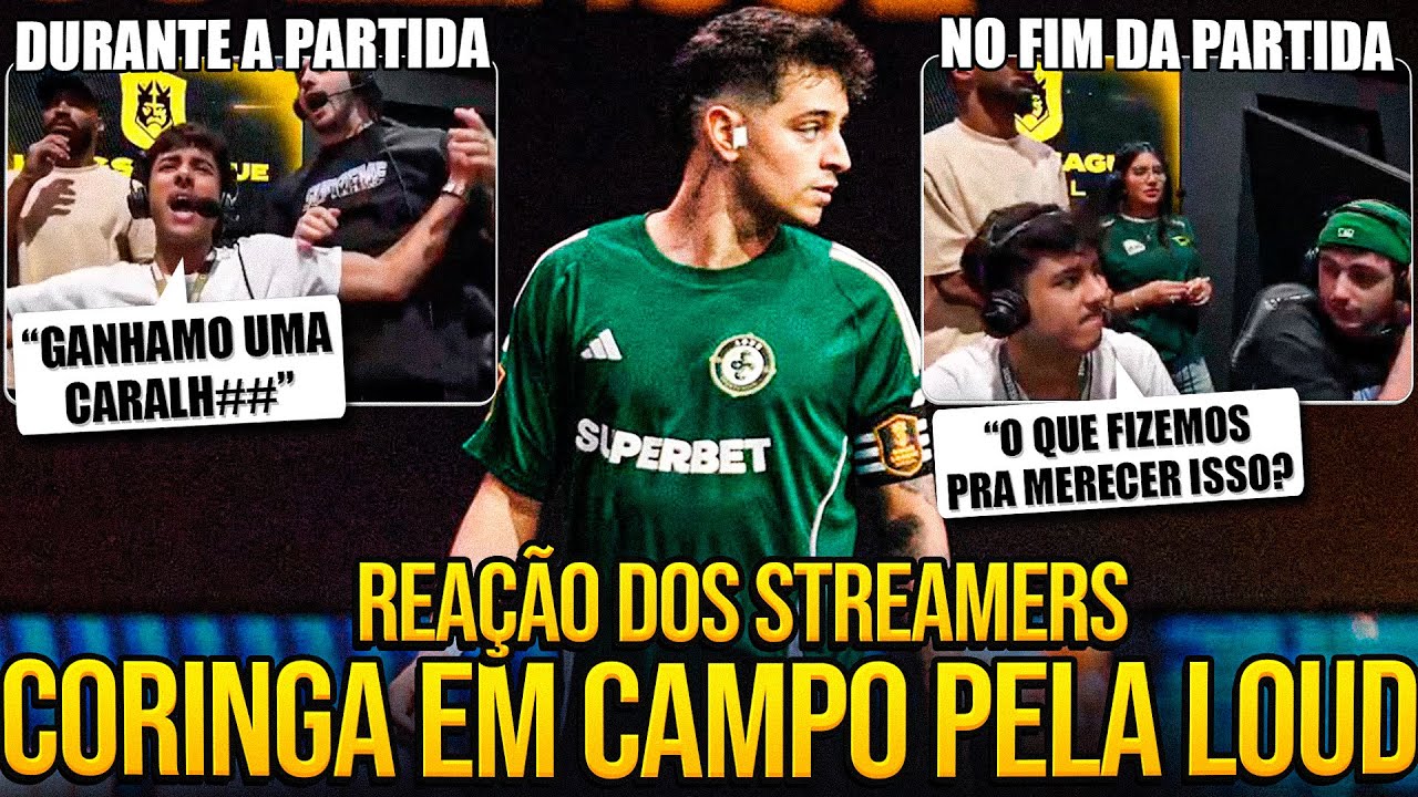 OS STREAMERS FORAM A LOUCURA COM A PARTIDA DE LOUD 9 vs 10 FUNKBOL! KINGS LEAGUE BRAZIL