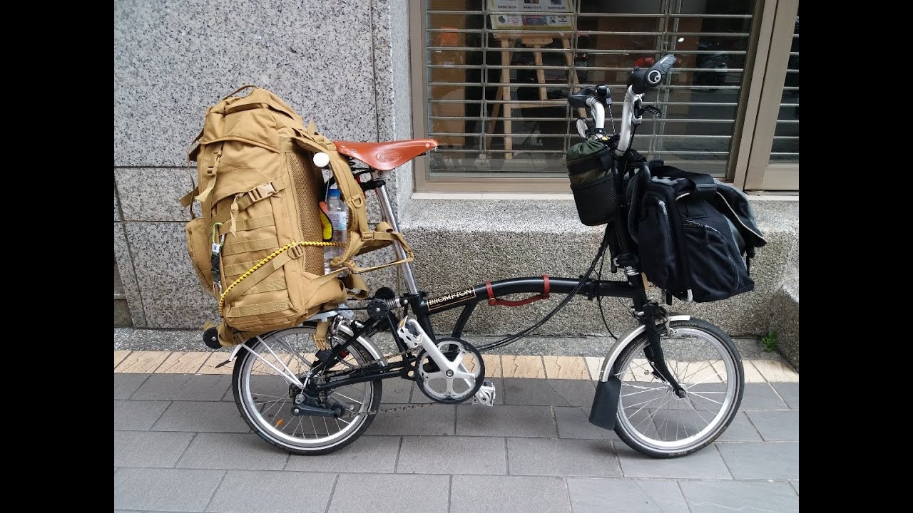 BROMPTON （台湾製）、輪行バッグ（リュック） BROMPTON】 バイクは背負う時代へ突入！！リュック型輪行袋登場
