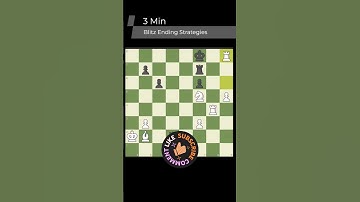 Blitz 3 min Ending 123 Checkmate Strategies #chess #chesstactics