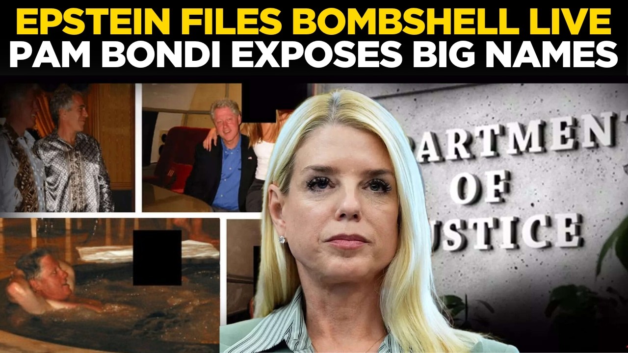 LIVE: DOJ Unredacts NEW Names in Epstein Files | Epstein Files | “Likely Incriminated” | Pam Bondi