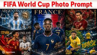 2026 FIFA World Cup AI Photo Gemini Prompt | Trending AI Photo Editing screenshot 5