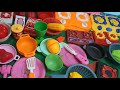Satisfying with unboxing #colr full miniature barbie kitty kitchen sapoon set toys #asmr #video 😍 😋 
