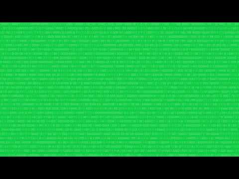 Green Screen | Animated Binary Code  Background great for AI (Artificial Intelligence)