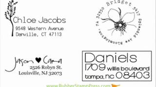Address Stamps | Cute!