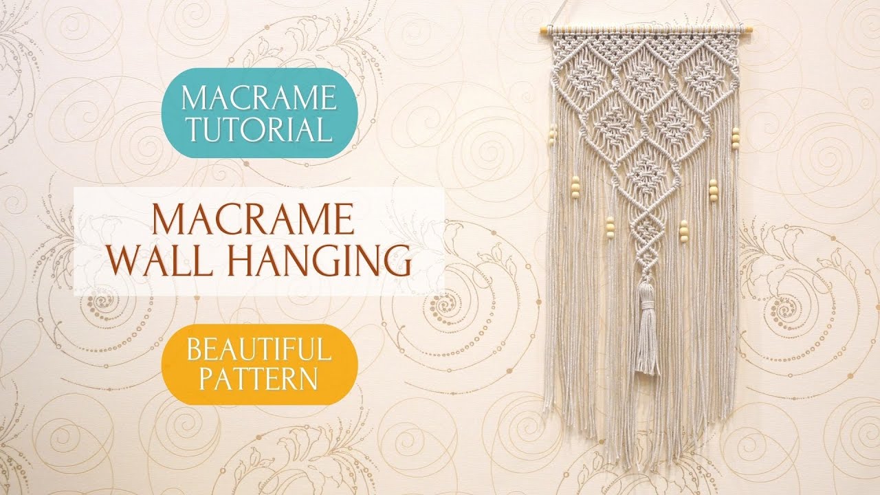 DIY: WALL HANGING MACRAME BOHO | TAPIZ DE MACRAME TUTORIAL