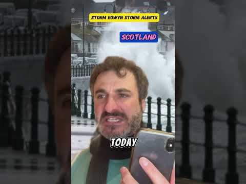STORM EOWYN ALARM ALERTS HIT BRITAIN