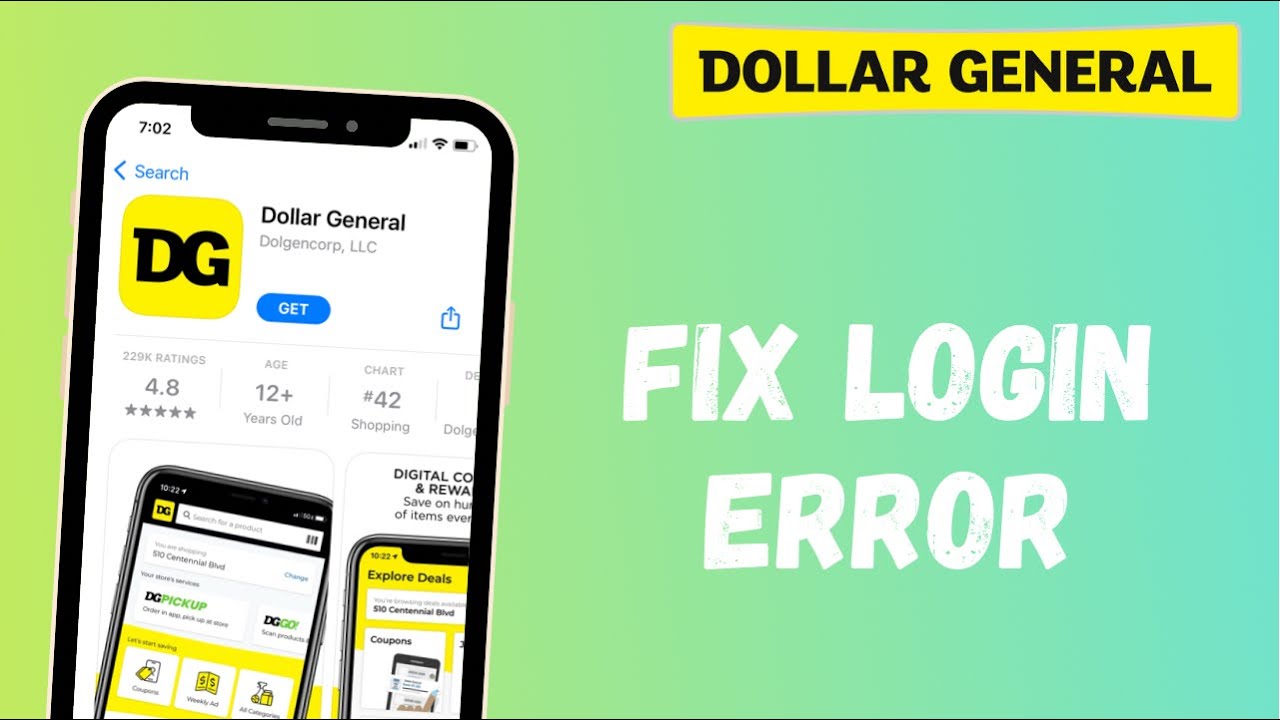 How to Fix Login Error on Dollar General App