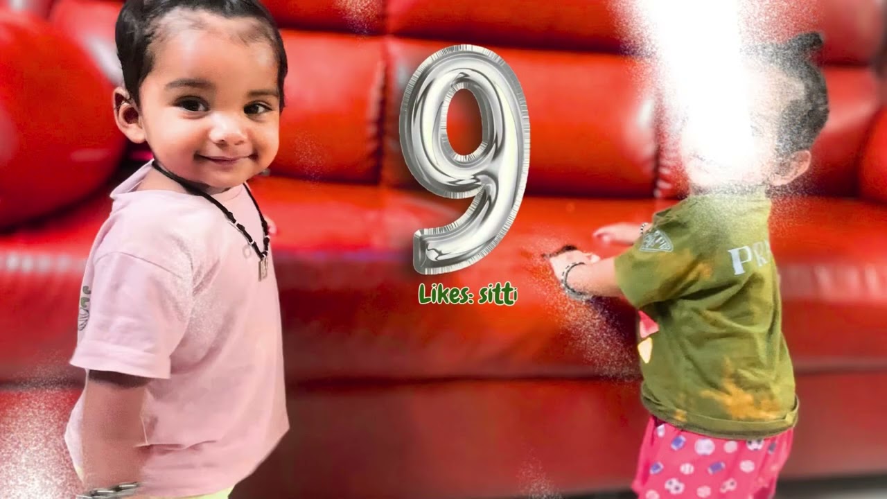 My dynamic duo miracles POOJITH & POOJA’s 1st birthday 💐🎂💐😍👫😍