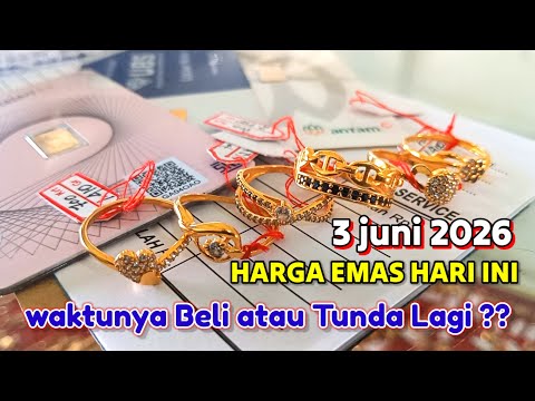 HARGA EMAS HARI RABU 3 JUNI 2026 ✓ HARGA EMAS PERHIASAN ✓ UBS ✓ ANTAM ✓ GALERI 24 ✓ EMAS 24 KARAT