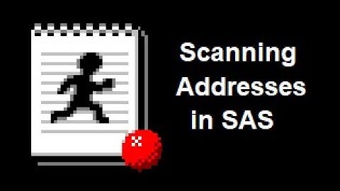 Utilizing the (SAS) Scan Function to Separate Address Values