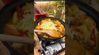Delicious Korean Army Stew With Cheese