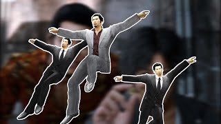 Kiryu dances to Long Drill on the Beach