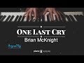 One Last Cry - Brian McKnight (KARAOKE PIANO COVER)