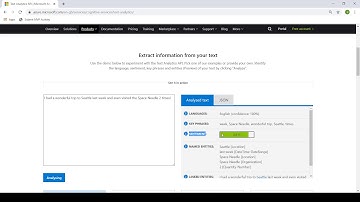 Azure Cognitive Services-002: Text Analytics Intro