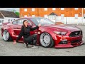 FITTING A WIDEBODY KIT TO MY GIRLFRIENDS MUSTANG