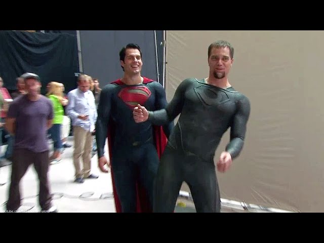 Superman Suit 'Man of Steel' Behind The Scenes [+Subtitles] 