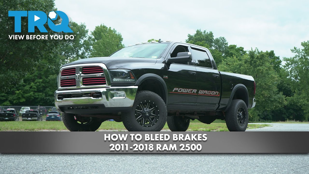 How to Bleed Brakes 2011-2018 Ram 2500