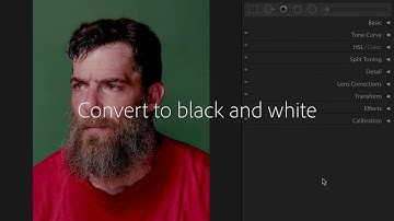 Edit black and white portraits with Lightroom Classic CC | Adobe Lightroom