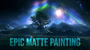 Epic Matte Painting + Breakdown  | After Effects |    #cgi #vfx #3d #blender #fusion #aftereffects