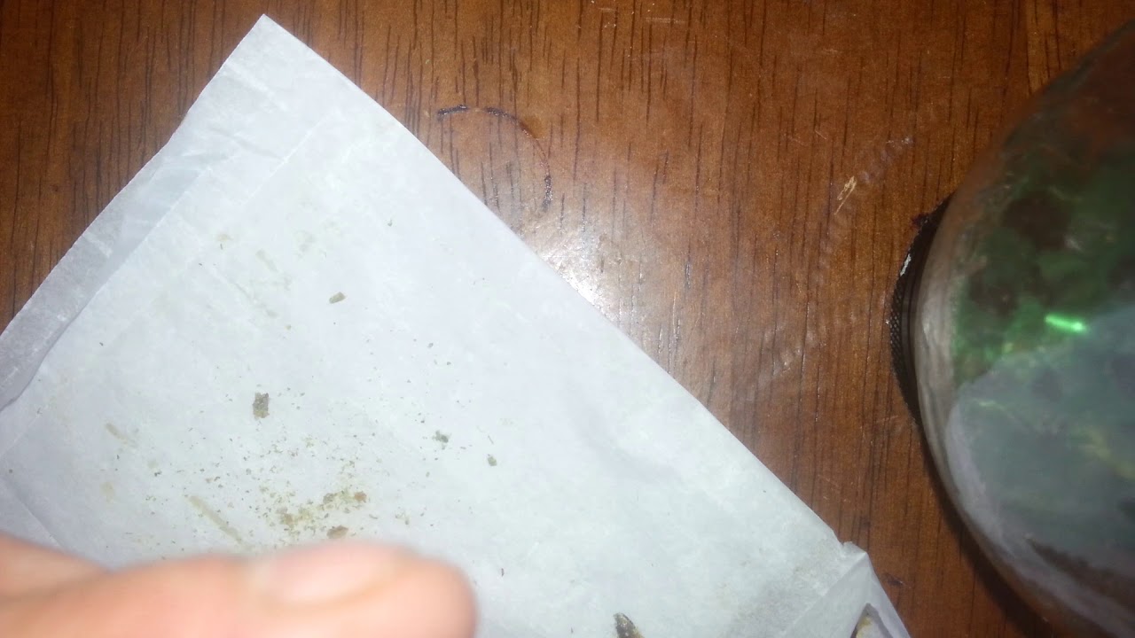 Breaking  open and smoking moonrock