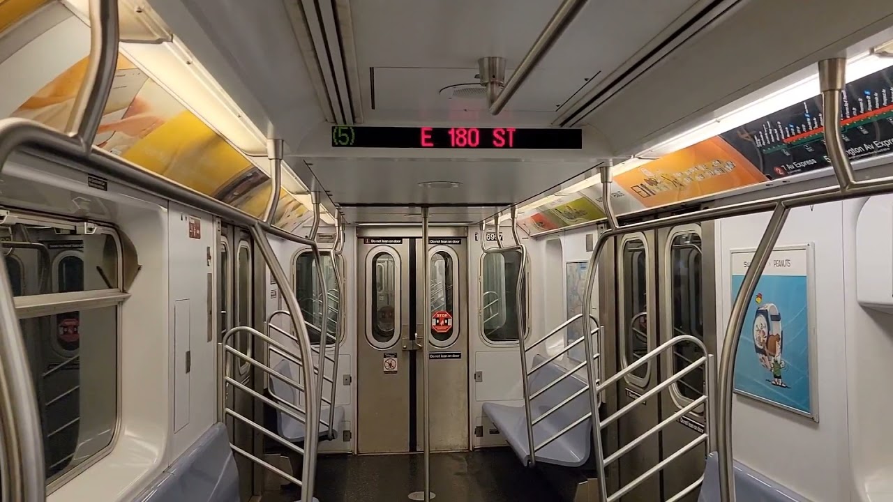 NYC Subway: R142 (5) Train Express Ride: 86 St - East 180 St