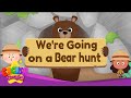 Were going on a bear hunt  nursery rhymes  animation kids song with lyrics