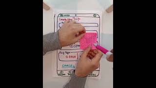 Trip Planning App UX UI Paper Prototype & User Testing Session