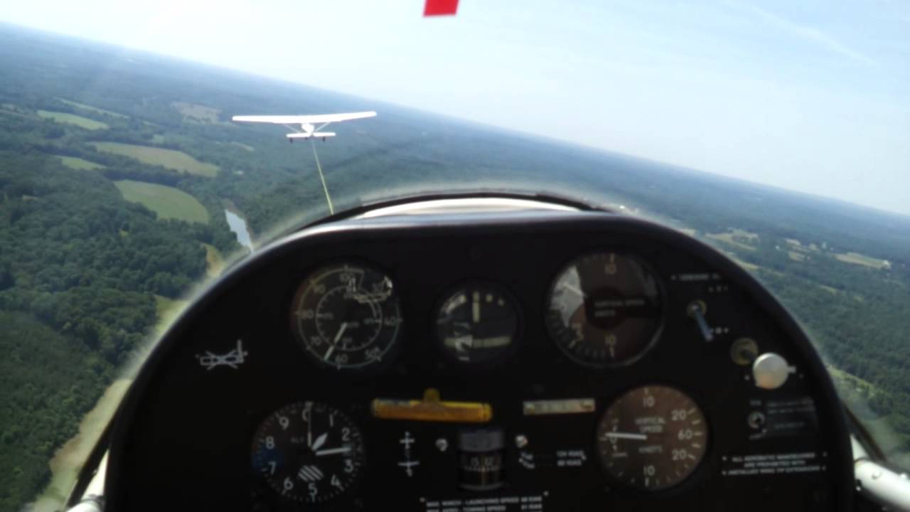 L-23 Super Blanik glider flight- Cockpit view - YouTube