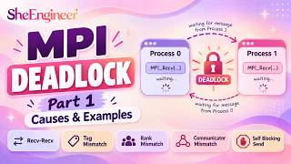 Deadlock in MPI Explained | Causes, Types & Examples | Parallel Programming | Part 1