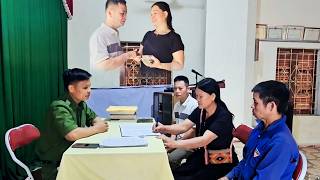 Mr. Huong was summoned by the police to resolve the issue of compensation for him