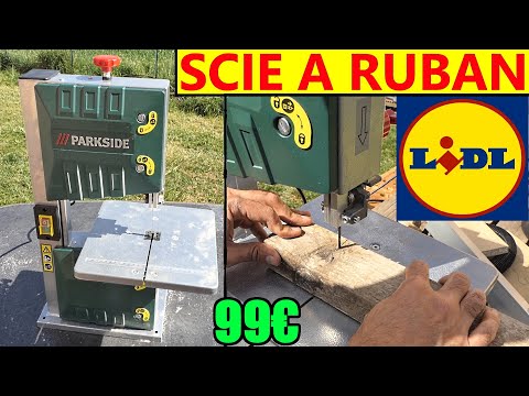 scie à ruban LIDL PARKSIDE PBS 350 A1 (Scheppach HBS20) Bandsaw Bandsäge -  YouTube