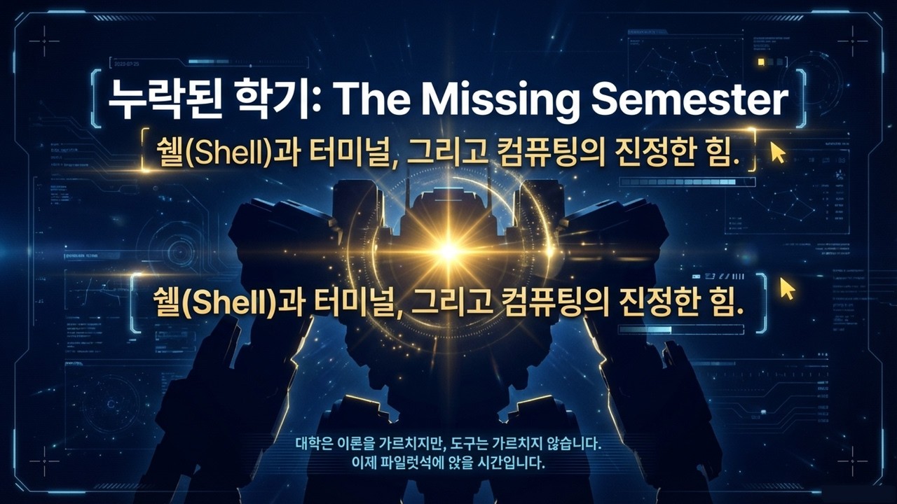 ⁣[MIT Lecture: Shell & Coding 완전정복] MIT 강의: 셀과 코딩, 완전판