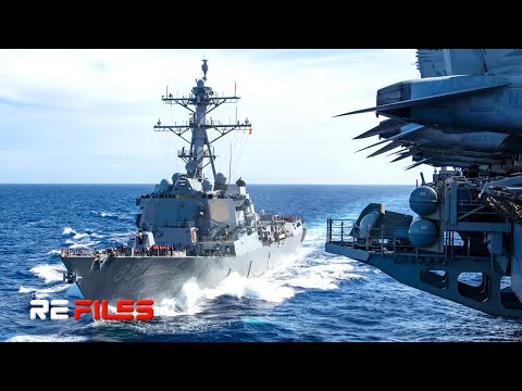 (May 07,2021) China Navy intercepts US Warships Interfering PLA Fires Missile in South China Sea