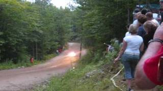 Luke Sorenson and Geoff Clark - Saab 99 - New England Forest Rally