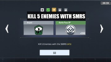 KILL 5 ENEMIES WITH SMRS FULLY LOADED CALL OF DUTY MOBILE COD MOBILE CODM