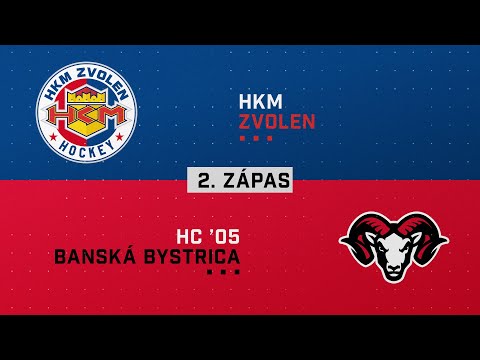 2.zápas štvrťfinále HKM Zvolen - HC 05 Banská Bystrica HIGHLIGHTS