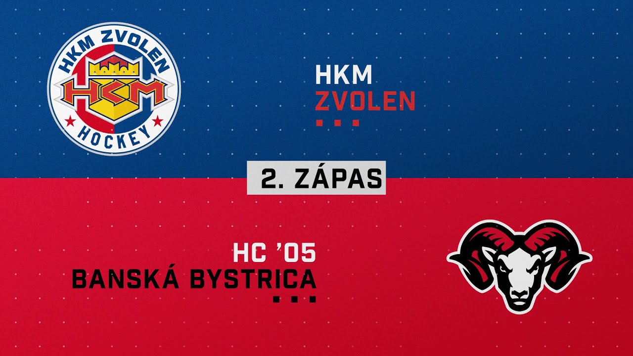 2.zápas štvrťfinále HKM Zvolen - HC 05 Banská Bystrica HIGHLIGHTS