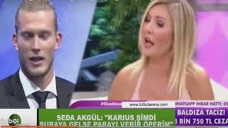 Seda Akgül, Canlı Yayında Para Karşılığında Loris Kariusu Öpmeyi Teklifte Bulundu