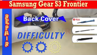 How To 📱 Open The Back Cover And Attach It Back Samsung Gear S3 Frontier Sm-R760