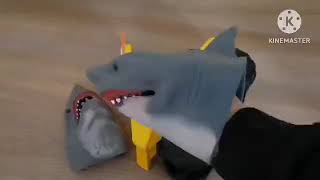 shark puppet goes the robot boss