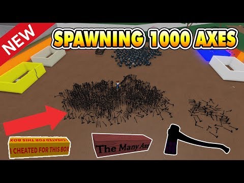 How To Spawn 1000 Endtimes Axes New Method Lumber Tycoon 2 Roblox Youtube - roblox lumber tycoon 2 axe spawner'