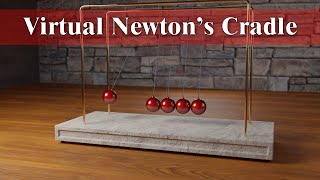 Virtual Newton's Cradle - Relaxing music screenshot 4