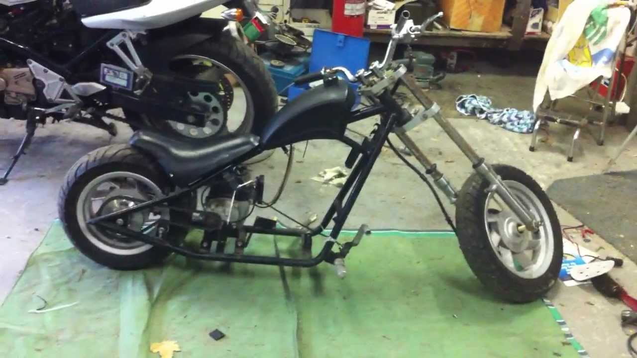 50CC Mini Chopper (COMPLETE) - YouTube