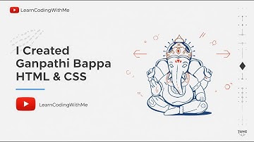 Ganpati Bappa Made with Pure HTML & CSS | Web Design Art 🎨🕉️ #html5 #css #animation #webdevelopment