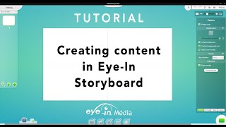 Tutorials: Digital Signage with Eye-In Media CMS (Eye-Intelligence) & Eye-In Storyboard