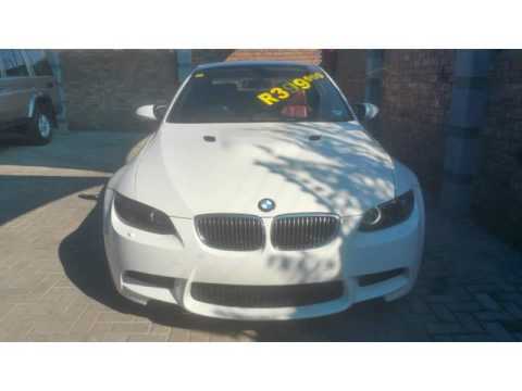 2009 bmw m3 white coupe