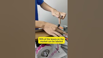 90% of the boxes on the market can be labeled #labelingmachine #labelling #box #factory #labeling