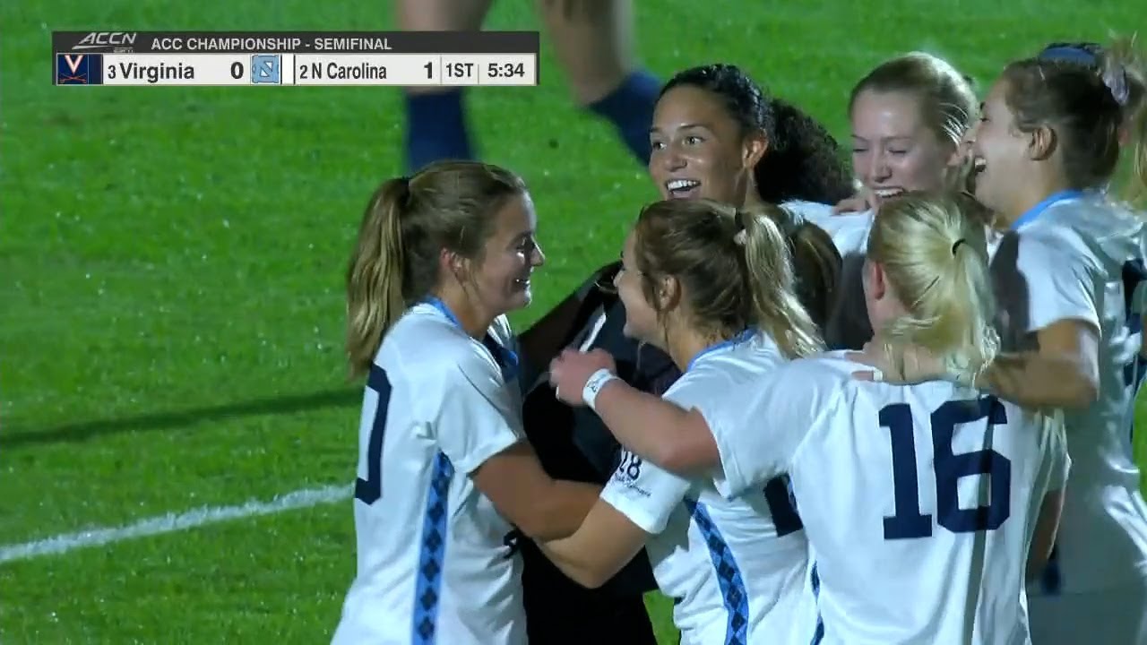 UNC Women's Soccer Goalkeeper Claudia Dickey Scores as Heels Advance to ACC Championship YouTube