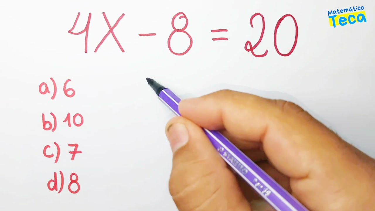 Qual o valor de x? #aprendanotiktok #giscomgiz #matematica