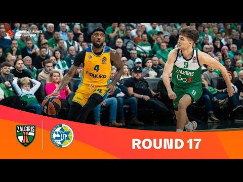 Zalgiris-Maccabi | Round 17 Highlights | 2023-24 Turkish Airlines EuroLeague